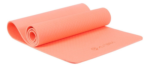 Tapete De Yoga Altera Tpe Alta Densidad Pilates Relajacion Color Naranja Coral