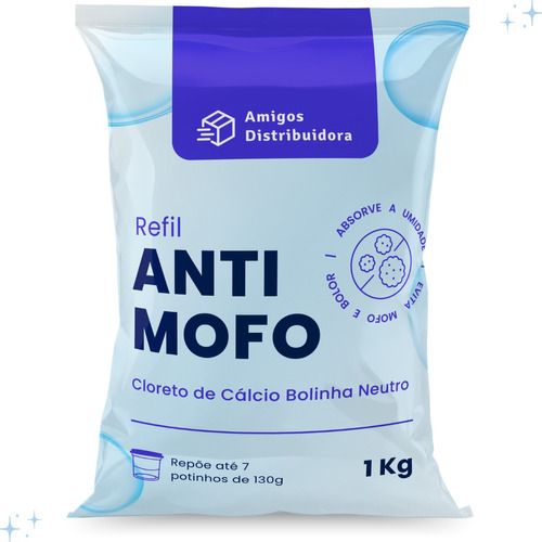   Cloreto De Cálcio 1kg - Anti Mofo - Original