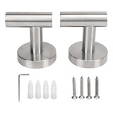 2 Piezas Ganchos Perchero Acero Inox Para Baño Cocina Toalla