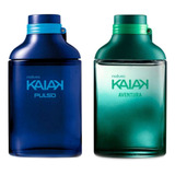 Kaiak Pulso + Aventura Natura Colônia Masc 100ml - Kit C/2