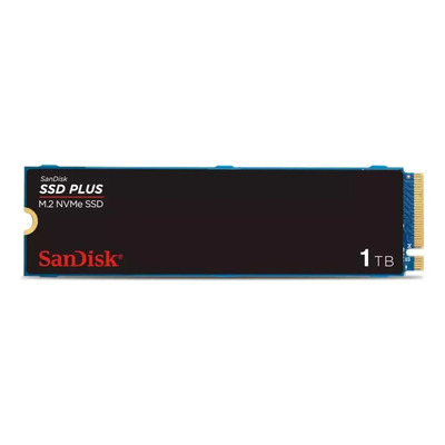 Disco Duro Ssd Interno Sandisk Plus M.2 Nvme 1 Tb Gen 3.0 Negro | Meses sin interés