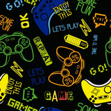 Papel De Parede Adesivo  Video Game Controle Infantil 5m