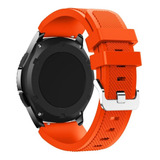 Pulseira Confort Compatível Garmin Venu 3s 45mm, Xiaomi E500 Cor Laranja