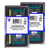 Memória Kingston Ddr3 4gb 1066 Mhz Notebook  Kit C/50