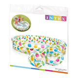 Piscina Intex Inflable 132*28 Pelota+flotador+ Inflador