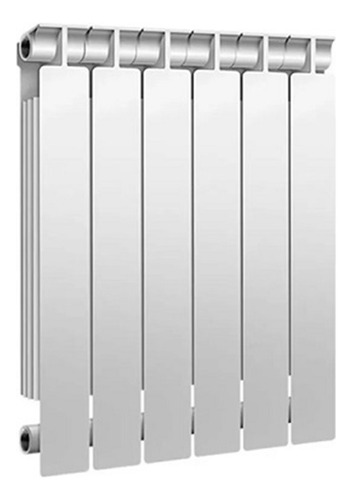 Radiador Peisa 6 Elementos T500 Por Agua Calefaccion Blanco