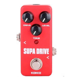 Overdrive Pedal De Efecto Para Guitarra Supa Drive Kokko