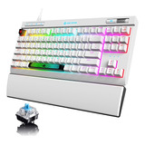 Ziyou Lang Teclado Mecánico Juegos, 87 Teclas Chroma Rgb Led