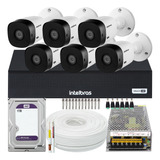 Kit 6 Cameras Seguranca Intelbras 1220 1080p 10a 1tb Purple