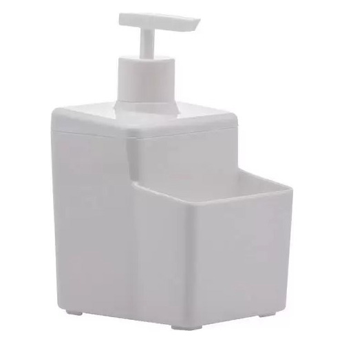 Dispenser Com Porta Esponja E Detergente Sabonete Pia 570ml