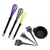 Pack De 3 Kit Batidor Tintura + Pocillo Y Peinetas Venzhop