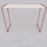 Mesa Buffet Balcão Aparador Bella Pés Rosé Gold 120x45x76