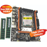 Kit Xeon E5-2680 V4 + Placa X99 + 16gb Ddr4