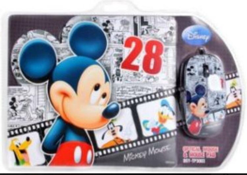 Mouse Usb Disney Mickey Con Pad