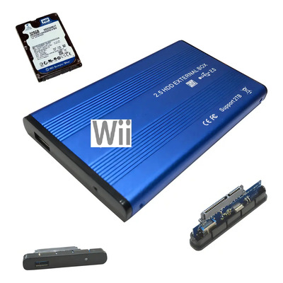 Disco Duro Para Wii Con 118 Juegos (320 Gb) Color Gris | Meses sin interés
