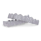 Grillz Diamante Plata Rapper Accesorios