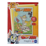 Puzzle Rompecabezas Tom Y Jerry Leyendo 60 Piezas Vulcanita 