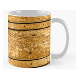 Taza Diseño De Textura De Tablón De Madera Naranja, Creación