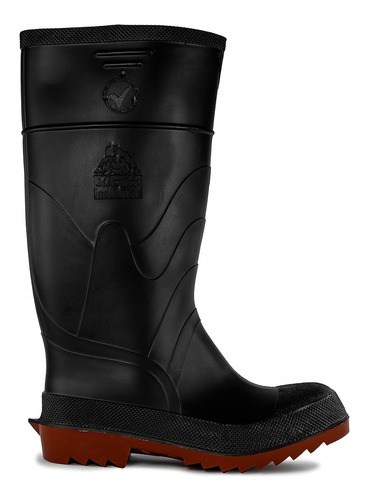 Bota Bata Milenio Pvc Hule Negra Con Casquillo Industrial