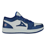 Tenis Pirma Urbano 5049 Ryder Cruz Azul Unisex Piel Cosido