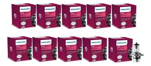 10x Lâmpada Farol H4 Moto Philips 35/35w Extraduty