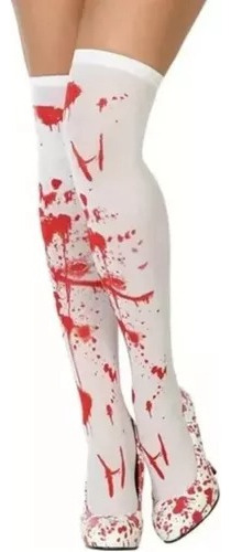 Calcetines Disfraz Estampado Halloween Pantys Media Bucanera