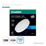 Plafón Led Red 1080lm 18w Luz Día Blanco Sylvania