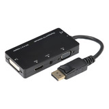 Cable Adaptador 4 En 1 Displayport A Hdmi/vga/dvi/audio