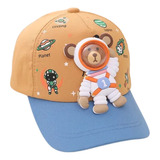 Gorra Cachucha Niños Infantil Oso Astronauta