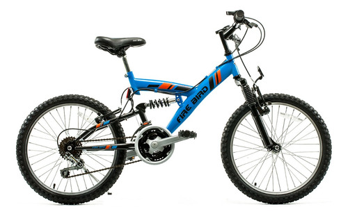 Bicicleta Doble Suspensión Mountain Bike Fire Bird Rodado 20