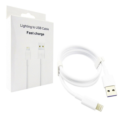 Cable iPhone Fast Charge Y Datos 1 Mt Usb-iPhone 
