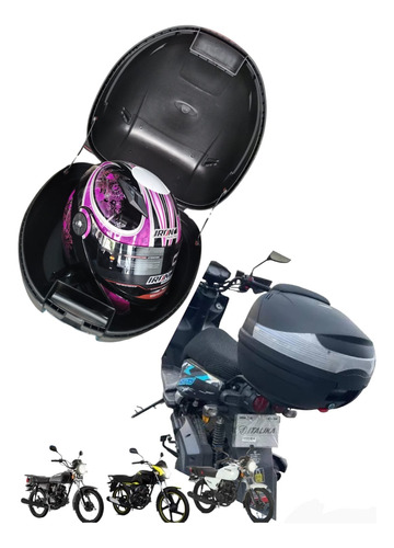 Caja Portaequipaje Cja-005 Para Motos Y Motonetas Cap 33l