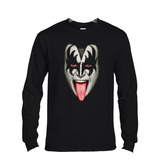 Polera Ml Kiss Gene Simmons Lengua Face Tongue Rock Abominat