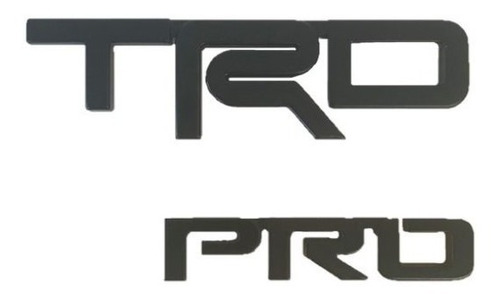 Emblema Trd Pro Lateral Negro Foto 2