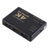 Selector De Amplificador De Conmutador Hdmi 4k Ultra Hd 1080