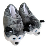 Pantuflas Babuchas De Perro Siberiano Producto Colombiano