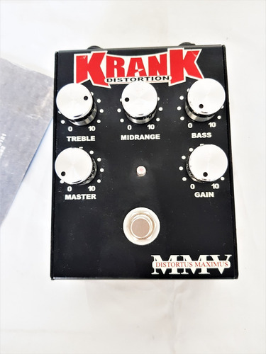 Pedal Distorsion Krank Distortus Maximus Made In Usa Canje