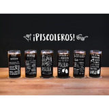 Piscoleros Juego De 6 Vasos