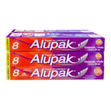 Papel Aluminio Alupak 6 Pzas De 7.5 M C/u