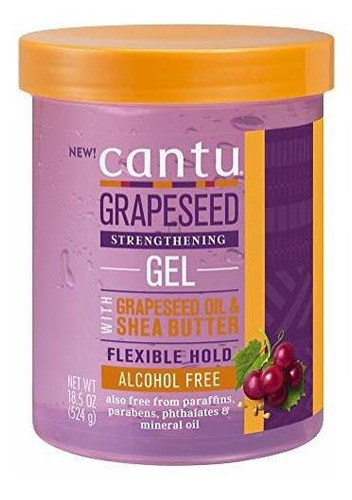 Gel Para Cabello - Cantu Grapeseed Style Gel 16.5 Ounce Jar 