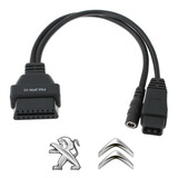 Conector Citroen Peugeot Obd1 Obd2 - 2 Pin A 16 Pin 