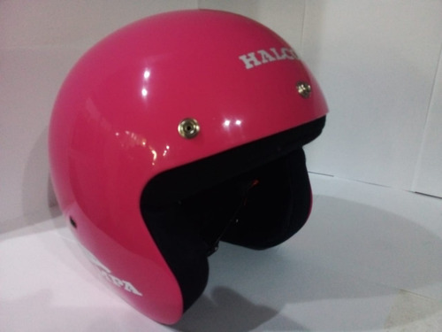 Casco Halcon Abierto Pampa Rosa Brillante