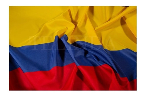 6 Metros De Tela Para Bandera Satinado Colombia 1.50ancho