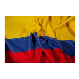 6 Metros De Tela Para Bandera Satinado Colombia 1.50ancho