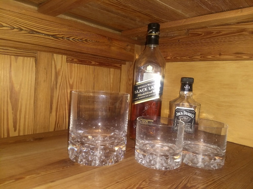 Whisky Cristal Vasos/ Hielera  9 Cm X 8 Cm
