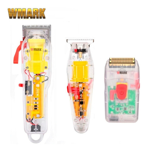 Kit 3 Maquinas Wmark Ng108+ng202+ng987 Transparente Original