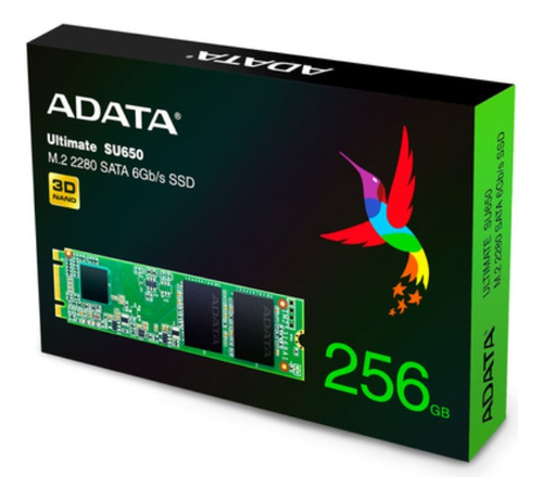 Adata Utimate Su650 M.2 2280 Sata 6gb/s Ssd 256 Gb