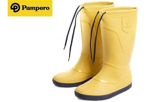 Botas Lluvia Pampero Nautica Cuello Amarilla Pamjna6