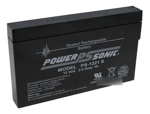 Bateria Recargable 12v/2.0ah Psonic  Ps 1221s 