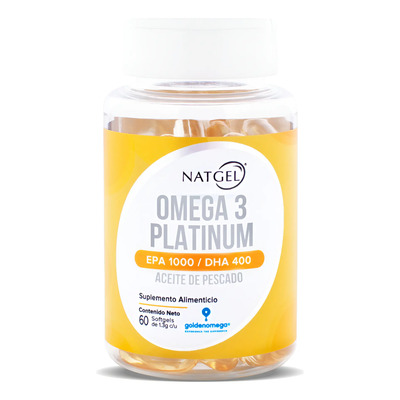 Omega 3 Epa 1000\u002Fdha 400 | 60 Cápsulas Golden Omega | Natgel | MercadoLibre